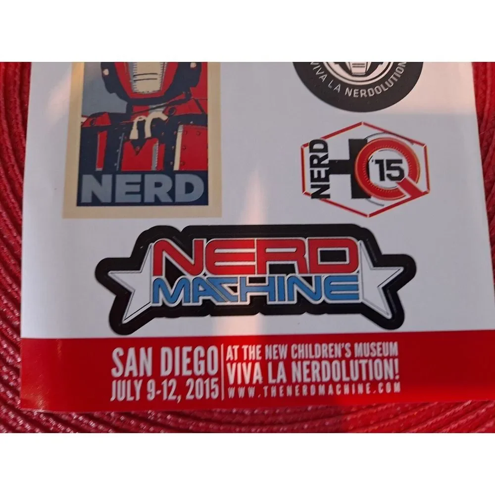 Loot Crate Nerd Machine 2015 San Diego NERDHQ‎ Viva La Nerdolution Sticker Sheet